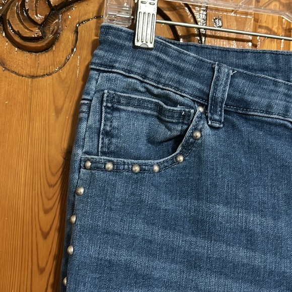 Reba Jeans with Netal Stud Detail at Pockets and Down Leg - Picture 2 of 8